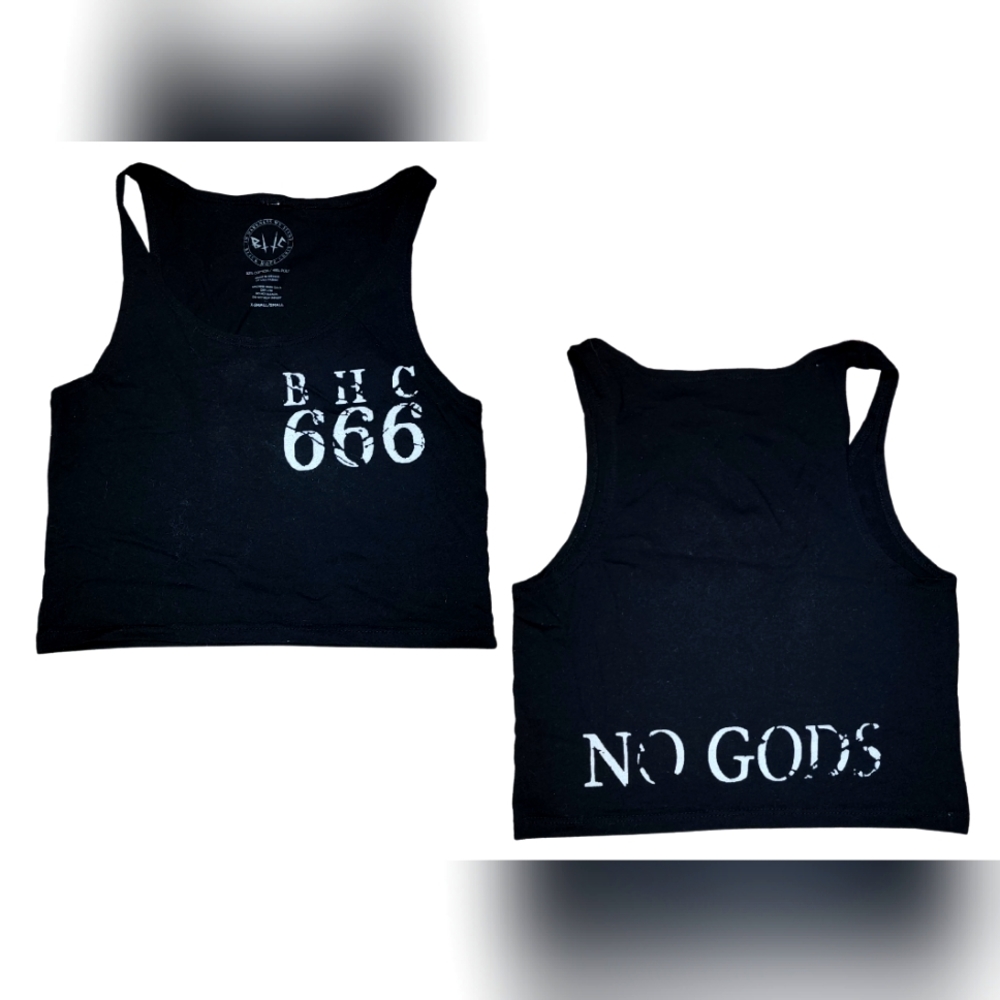 Black Hope Curse Cropped Tank Top Women's X-Small